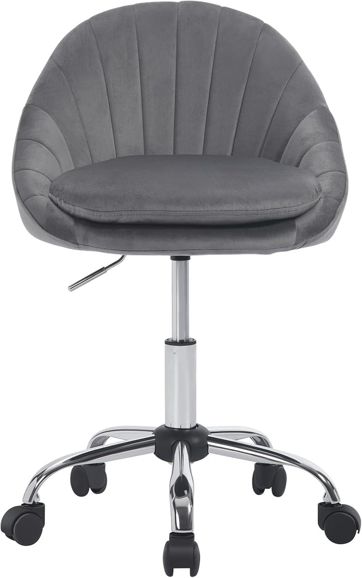 WOLTU Homeoffice Stuhl, Bürostuhl ergonomisch, Schminkstuhl drehbar, Drehstuhl mit Rollen, Schreibti