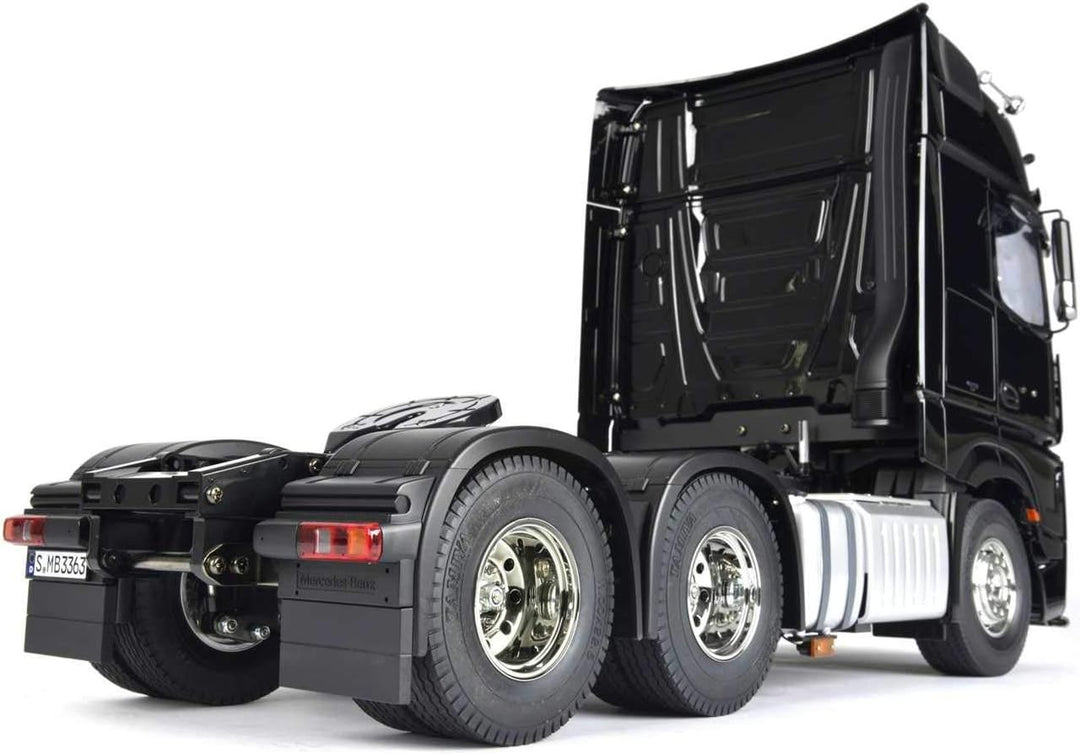 TAMIYA 300056348 56348 Mercedes-Benz Fahrzeug 1:14 RC MB Actros 3363 Giga Sp. 6x4, schwarz