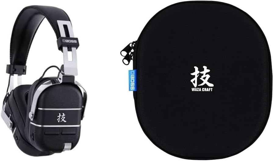 BOSS Waza-Air Wireless Personal Amplification System Bündel mit BOSS Carry Case für Waza Air und Waz