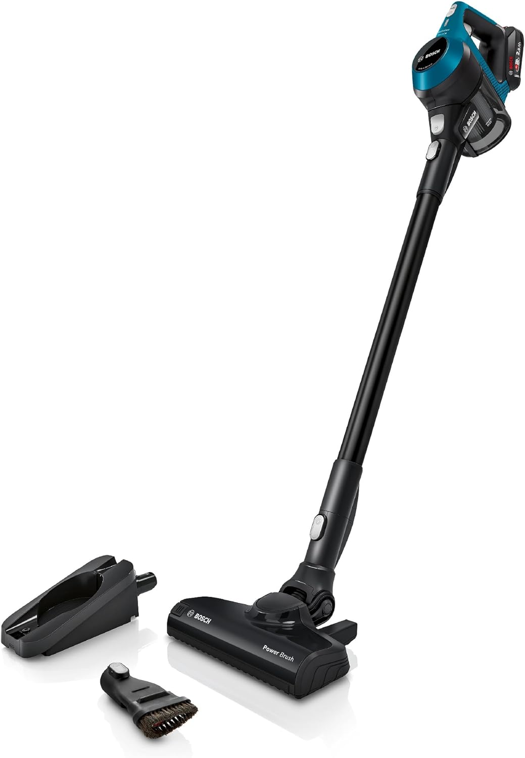 Bosch Akku-Staubsauger Unlimited Serie 6 BKS6111P, kabelloser Handstaubsauger, beutellos, leicht, Hy