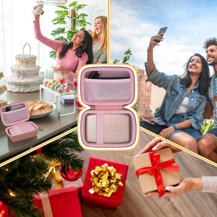 co2CREA Harte reiseschutzhülle Etui Tasche für Fujifilm Instax Mini Link/instax Mini Link 2 /Mini Li