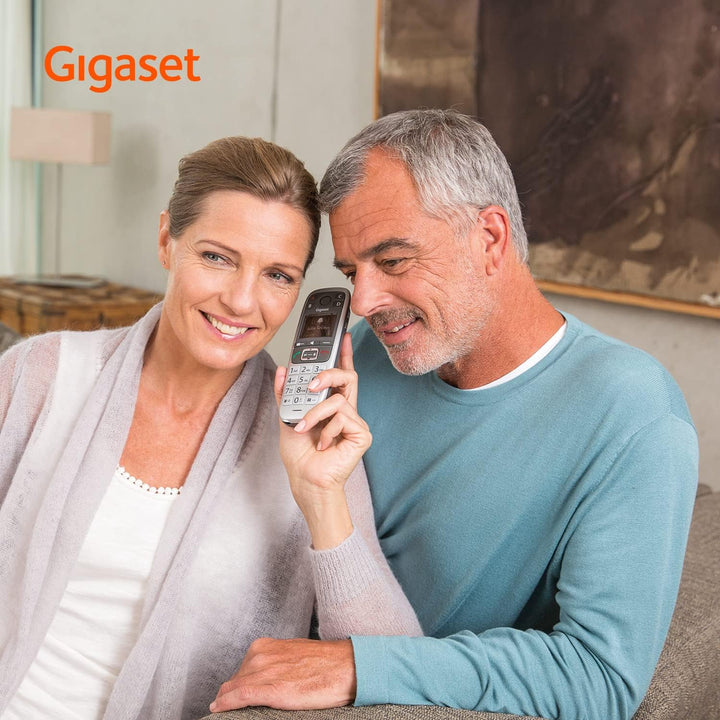 Gigaset E560HX - DECT-Mobilteil mit Ladeschale - Fritzbox-kompatibel - Schnurloses Senioren-Telefon