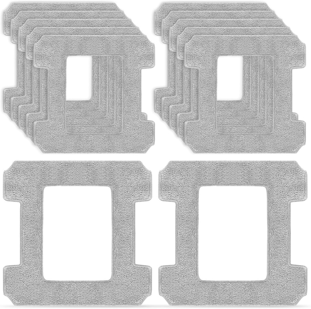 NIXOOT 12 Stück Reinigungspad Ersatzteile für ECOVACS WINBOT W2 Omni / W2 / W1 Pro / W1 Fensterputzr