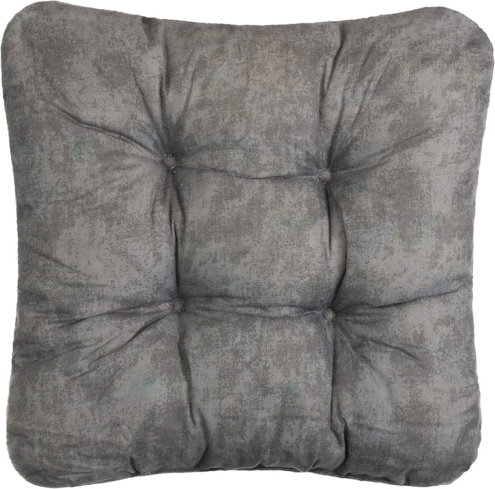 Brandsseller Kissen-Set Sitzkissen Dekokissen Stuhlkissen Zierkissen Stuhlauflage 6er-Set Grau, 6er-