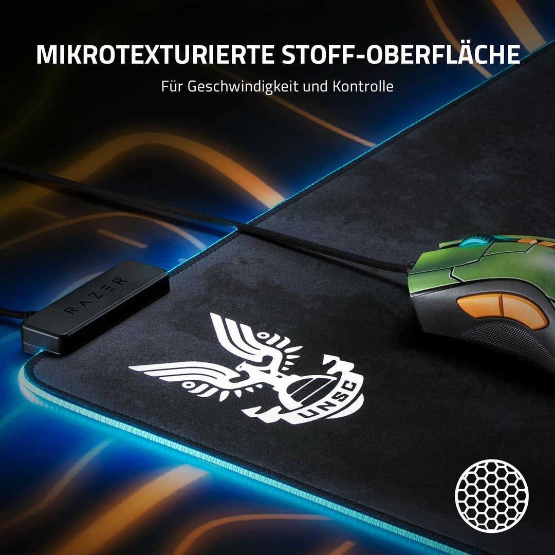 Razer Goliathus Extended Chroma (Halo Infinite Edition) - Extra grosse weiche XXL Gaming Maus-Matte