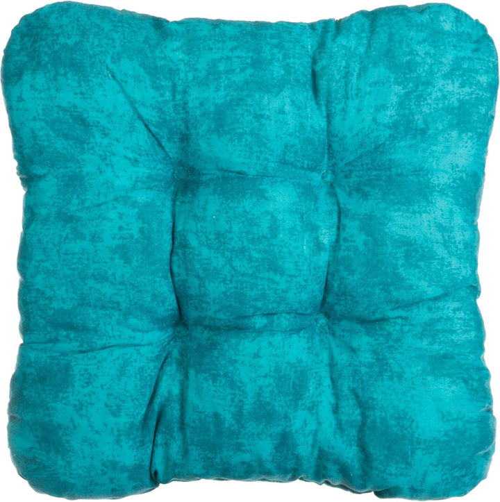 Brandsseller Kissen-Set Sitzkissen Dekokissen Stuhlkissen Zierkissen Stuhlauflage 6er-Set Türkis, 6e