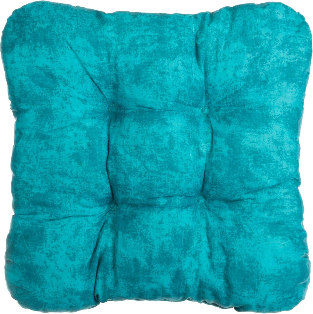 Brandsseller Kissen-Set Sitzkissen Dekokissen Stuhlkissen Zierkissen Stuhlauflage 6er-Set Türkis, 6e