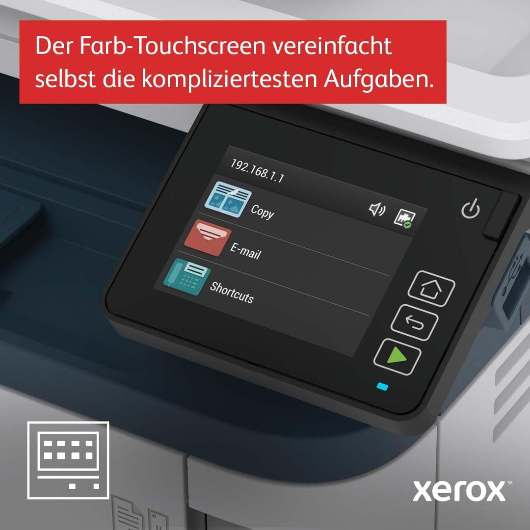 Xerox B315 Multifunktionsdrucker, grau/blau, USB, LAN, WLAN, Scan, Kopie, Fax