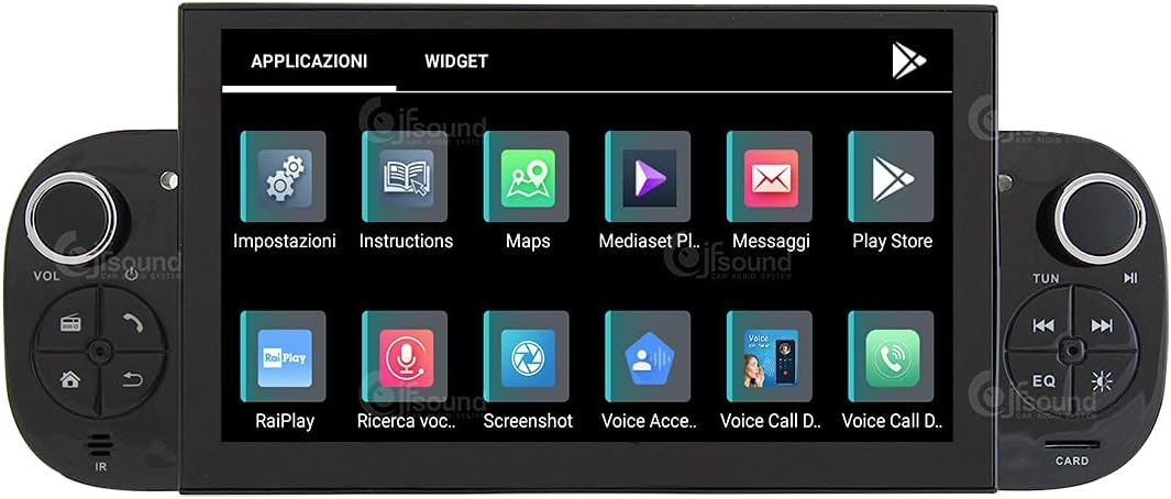 Costum fit Autoradio für FIAT Panda Android GPS Bluetooth WiFi Dab USB Full HD Touchscreen Display 7