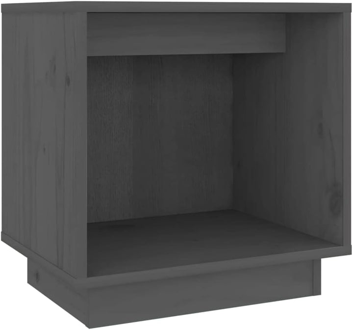 FIRBNUS Bedside Table Nachtkonsole Beistelltisch mit Stauraum Night Stand Nachttisch Grau 40x30x40 c