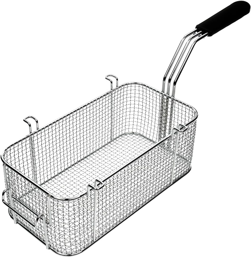 Frittierkorb Gastro LxBxH 310x160x115 mm Stahl verchromt Fritteusenkorb für MKN