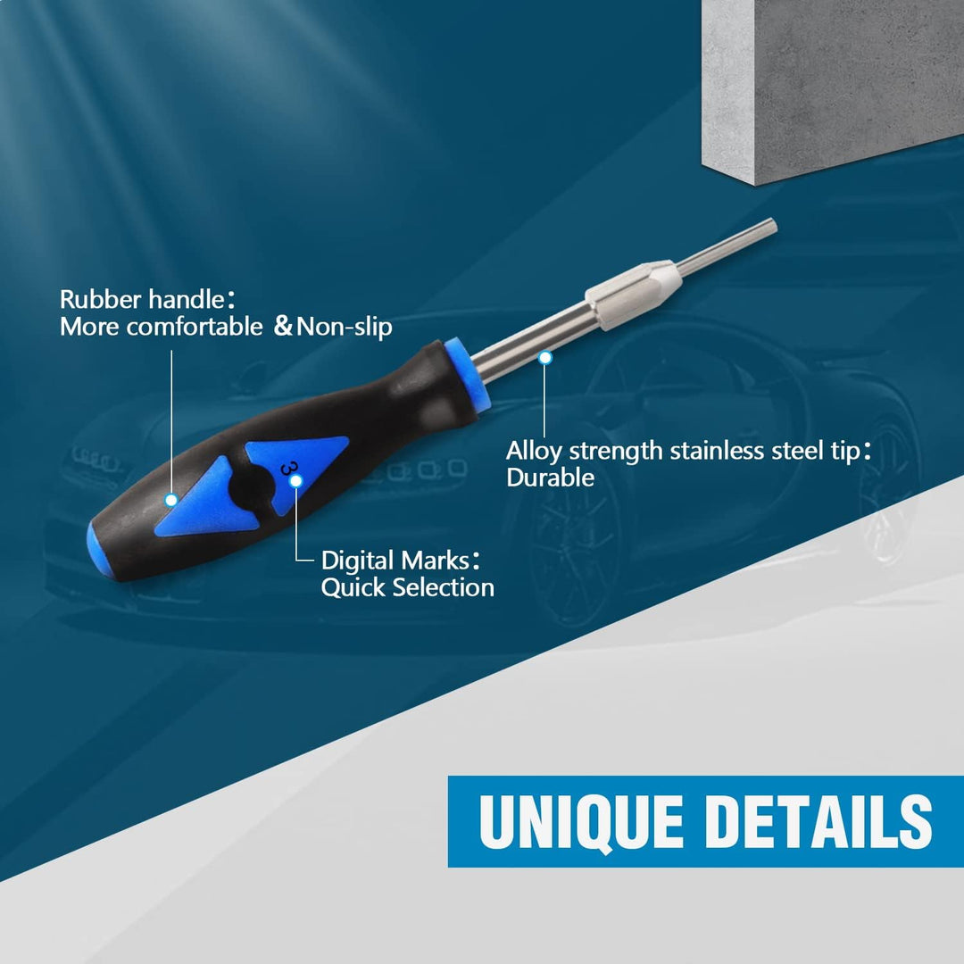 VKALTUL Auspinnwerkzeug kfz Set23-tlg terminal Removal Tool kit, Pin Werkzeug KFZ Stecker terminal a
