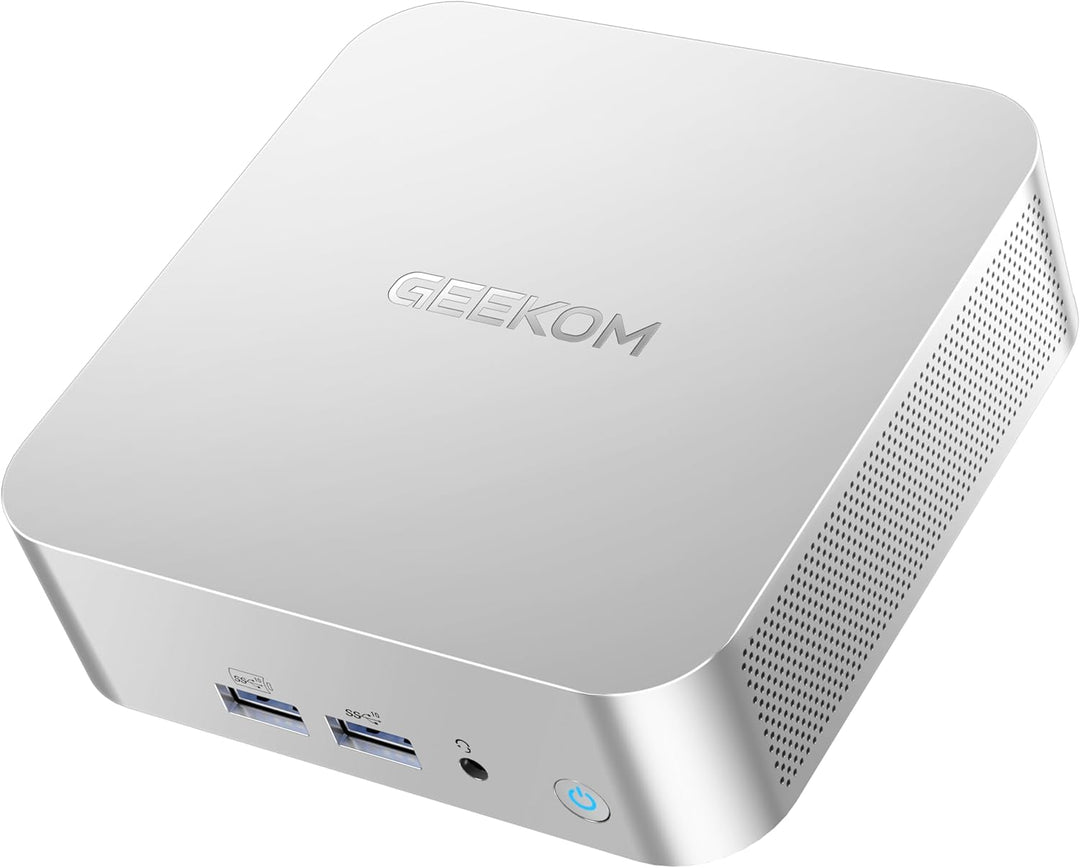 GEEKOM A6 Mini PC, AMD Ryzen 7 6800H (bis 4.7GHz), 16GB DDR5 RAM 512GB SSD, Mini Computer für Homeof