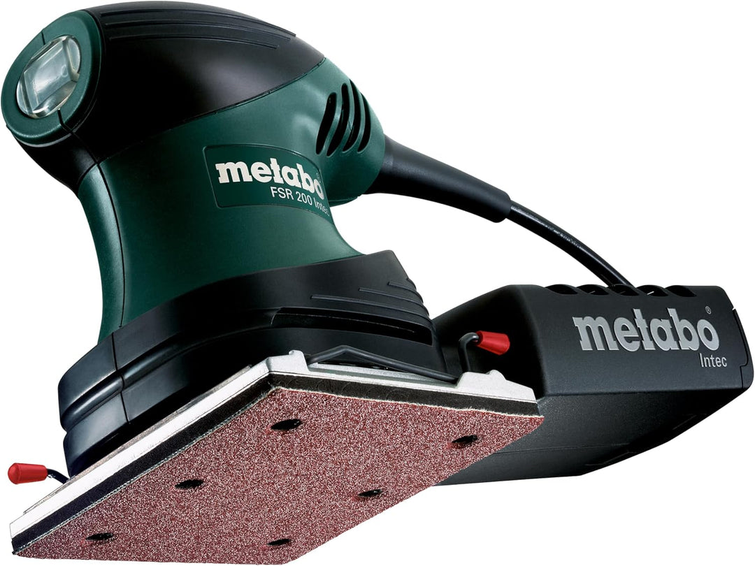 Metabo Sander FSR 200 Intec (600066500) Kunststoffkoffer, Schleifplatte: 114 x 102 mm (1/4 Sheet) ,