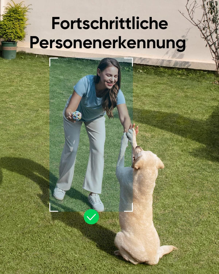 eufy Security überwachungskamera aussen S220 SoloCam, 2K Auflösung, überwachungskamera aussen solar,