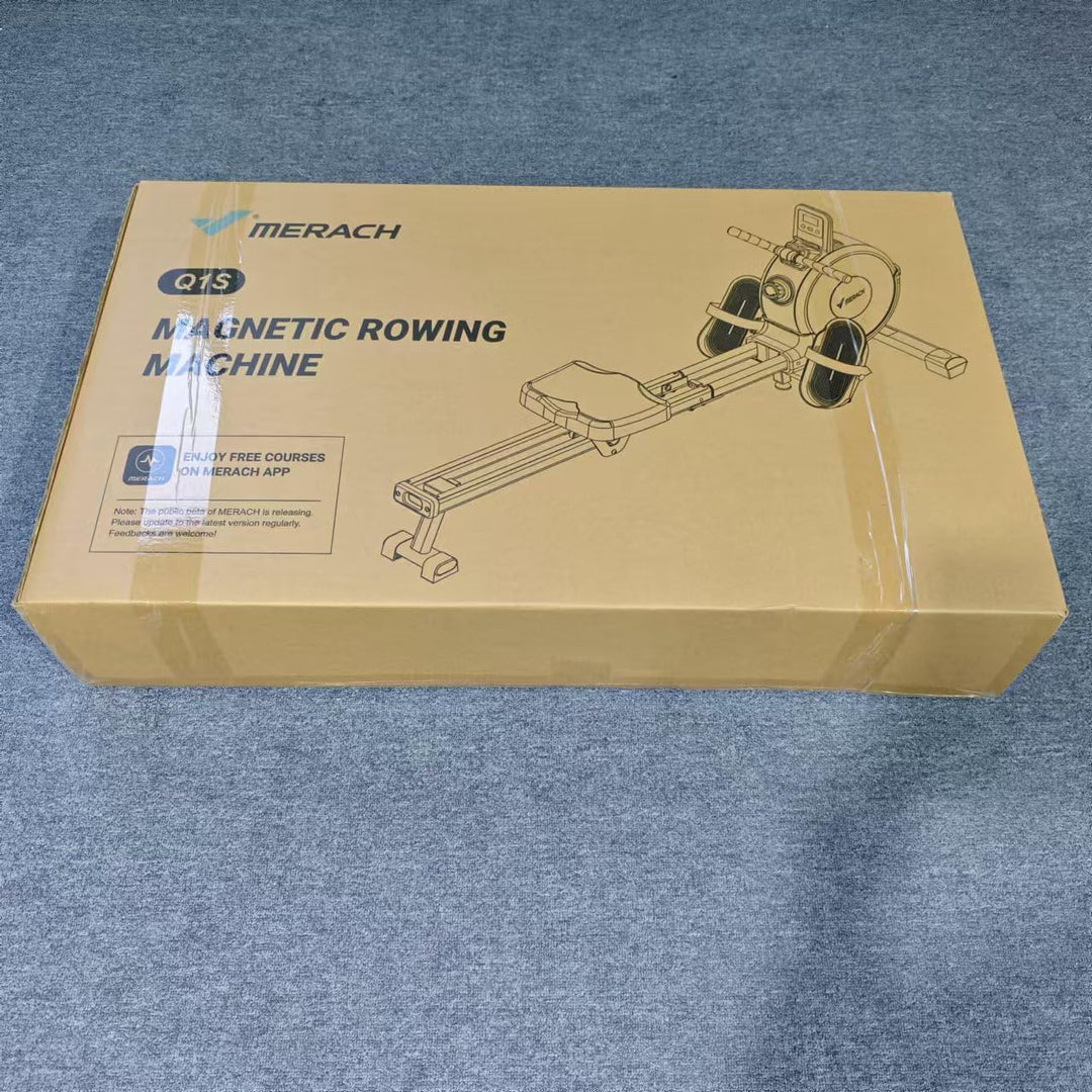 MERACH Rudergerät für Zuhause, Magnetisches Bluetooth Rudergeräte mit 16 Widerstandsstufen, Upgrade