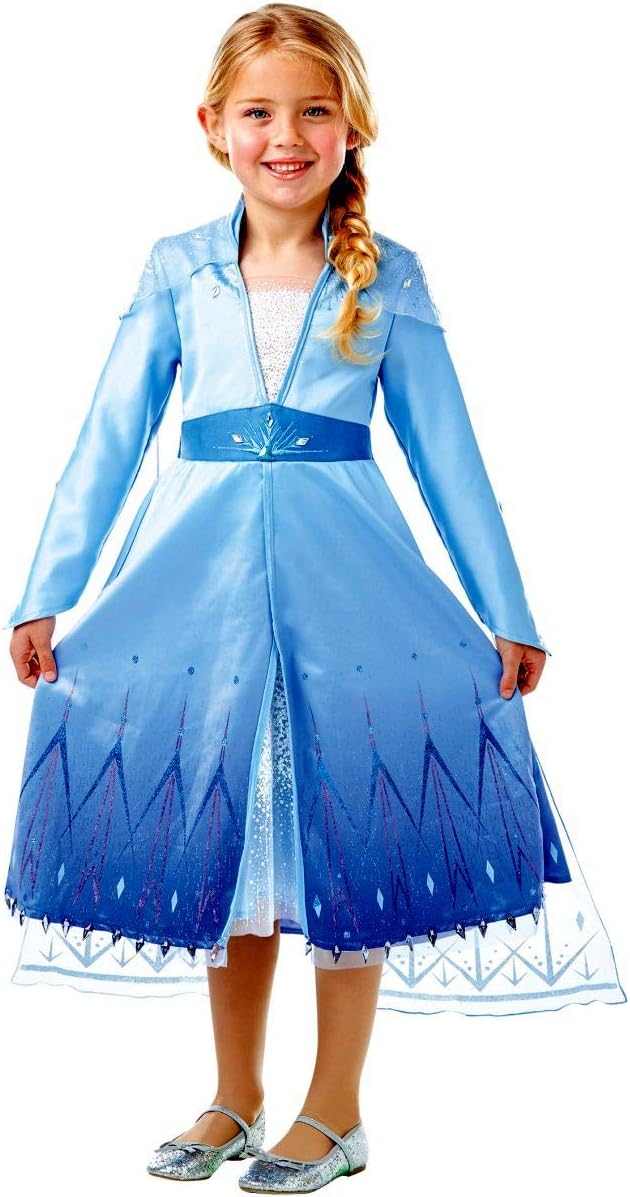 Disney Hochwertiges Kostüm, Reisekostüm von „ELSA“ aus „Die Eiskönigin 2“ L bunt L Mehrfarbig, L Meh