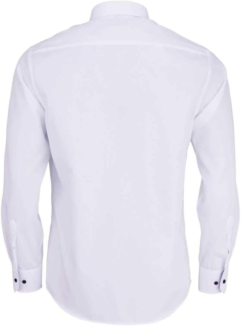 eterna Modern Fit Hemd Langarm New Kent Kragen weiss Grösse 42