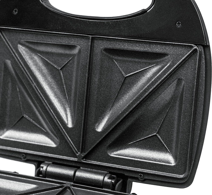 ROMMELSBACHER Sandwich Maker ST 710 - für 2 Sandwiches, 2-Lagen Antihaftbeschichtung, schnelles Aufh