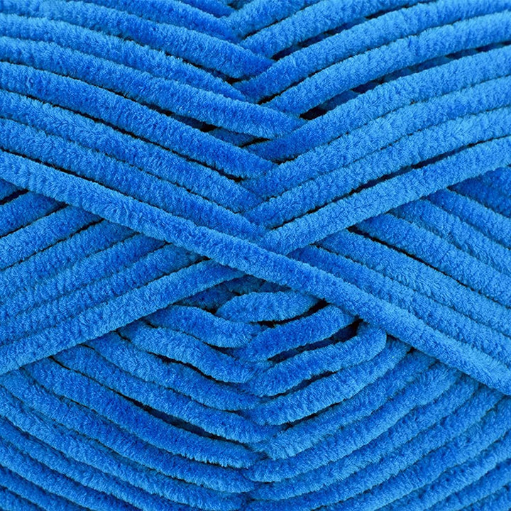 Gründl Funny uni Strick- & Häkelgarn (samtartiges Chenille-Garn aus 100 % Polyester, 10 x 100 g / 12