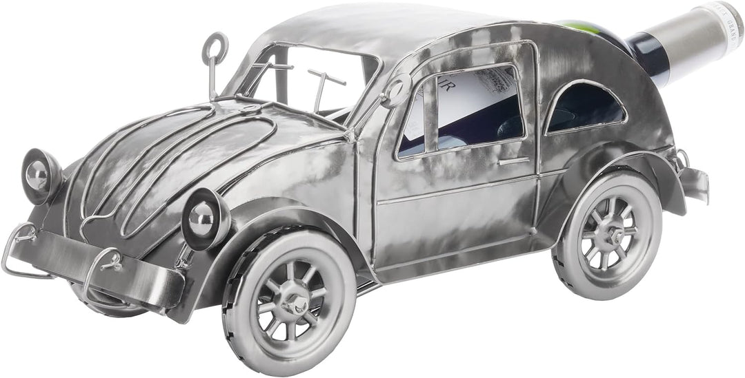 Brubaker Weinflaschenhalter Oldtimer - Metall Flaschenhalter Nostalgisches Auto - 32 cm Weinflaschen