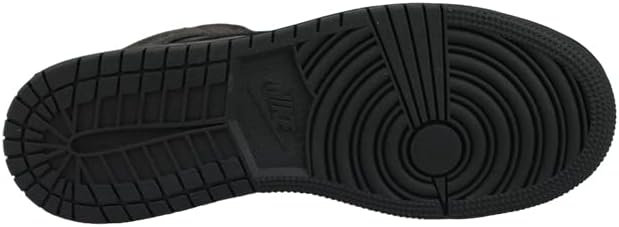 Nike Jungen Air Jordan 1 Mid (Gs) Gymnastikschuh 35.5 EU Schwarz, 35.5 EU Schwarz