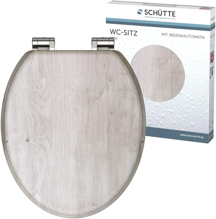 SCHÜTTE WC-Sitz MDF (Light Wood) Light Wood MDF, Light Wood MDF