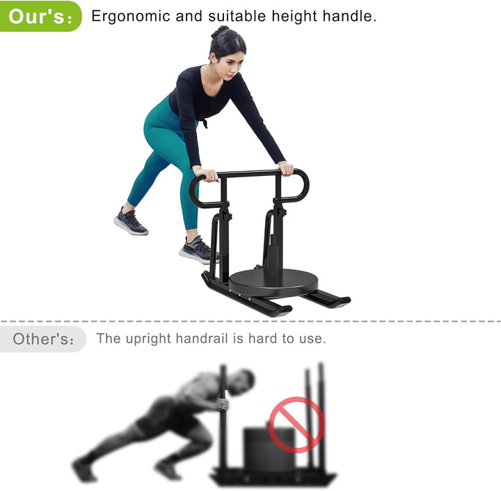 Kipika Gewichtsschlitten für Workout und Fitness Krafttraining - Für athletische Übungen, Geschwindi
