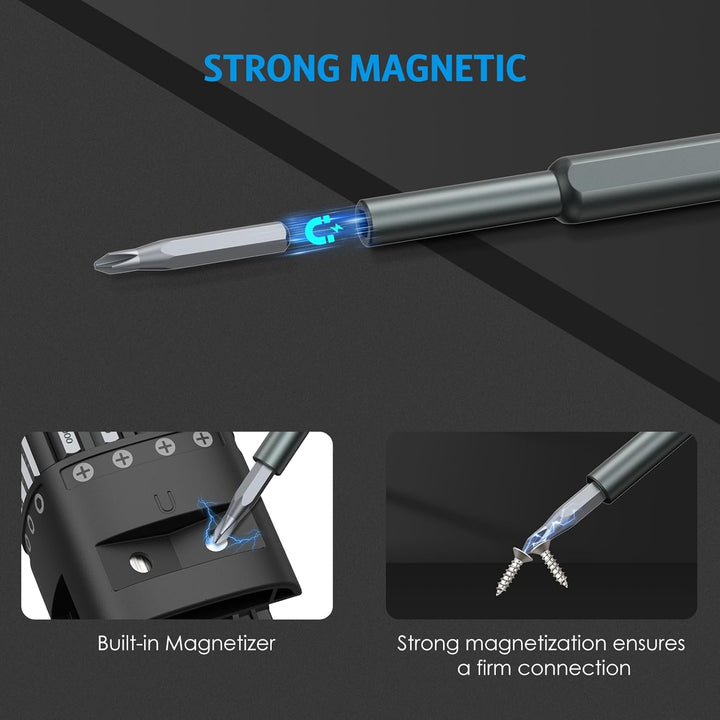 Brifit Schraubendreher Set, 46 in 1 Magnetische Präzisionsschraubendreher Kit, Geeignet für Reparatu