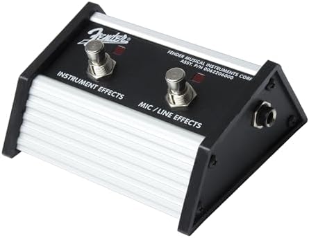 Fender-Fussschalter mit 2 Tasten: Acoustsonic™ Jr. DSP, 1/4"-Anschluss