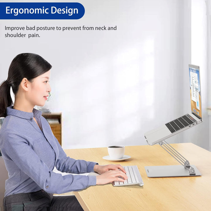 BESIGN LS10 Laptop ständer, Verstellbarer ergonomischer Notebook-Ständer, Laptop ständer kompatibel