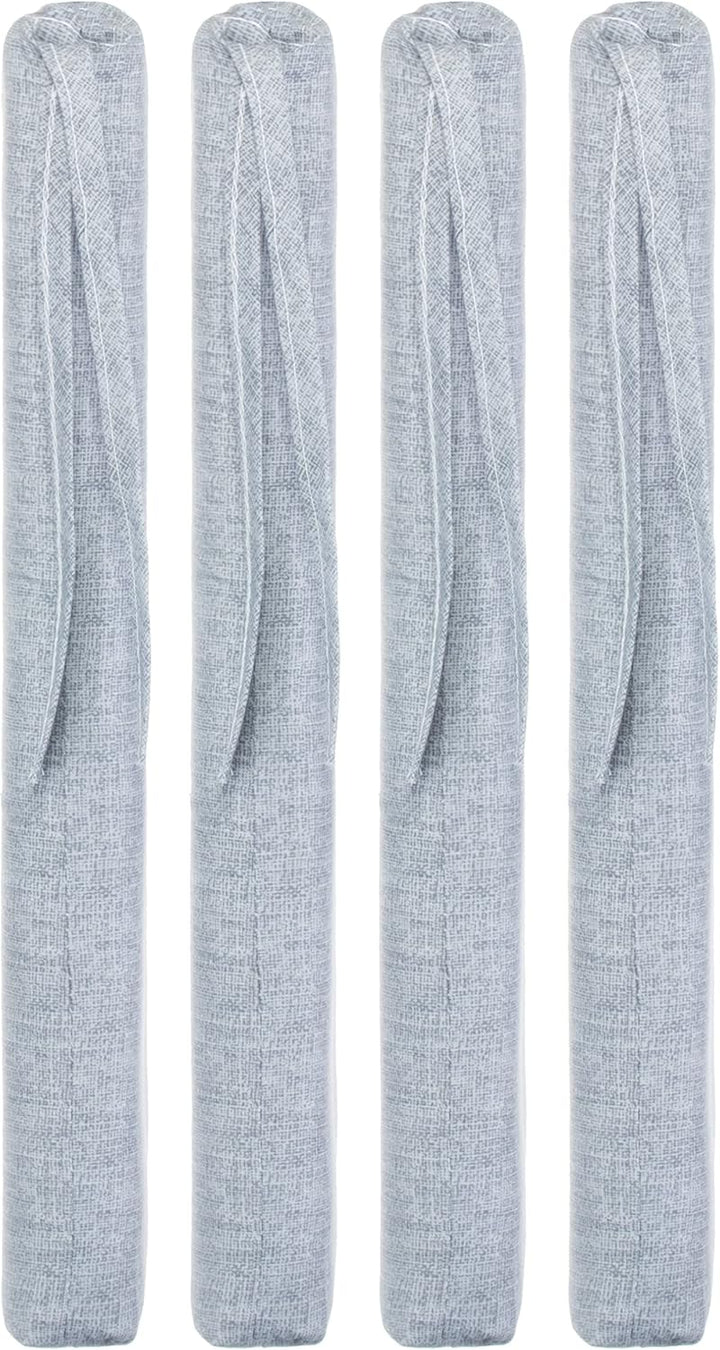 Brandsseller Sitzkissen 4er-Set ca. 40x40 cm mit Klettverschluss Stuhlauflage Sitzauflage 4 Kordelbä