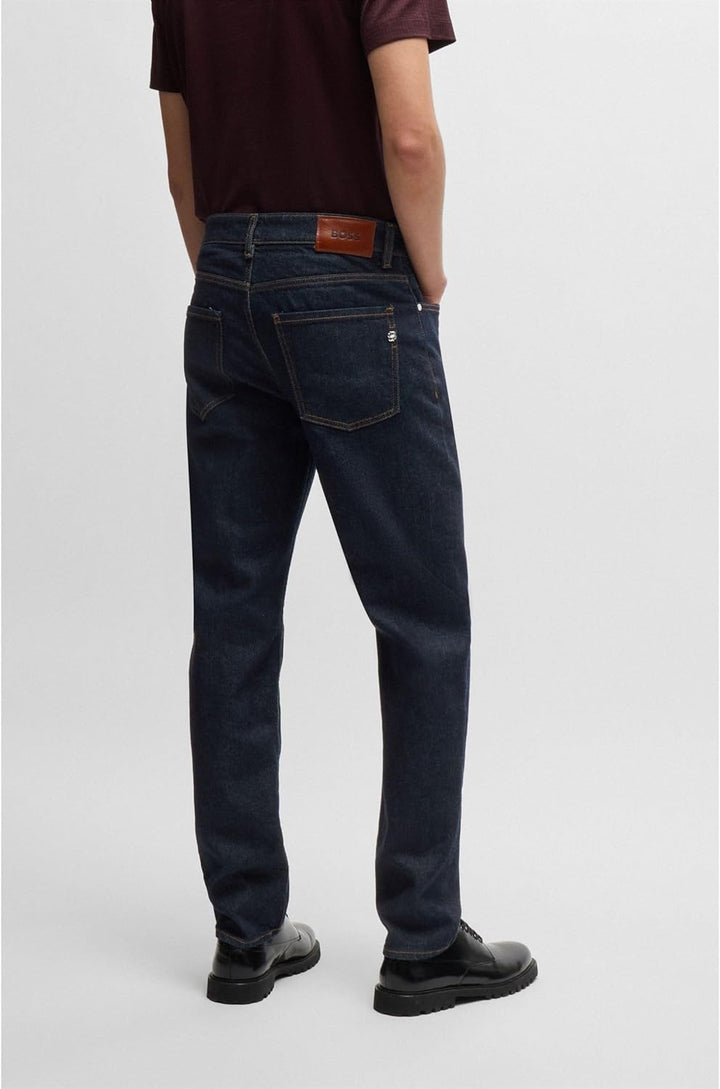 BOSS Herren H-Re.Maine Blaue Maine Regular-Fit Jeans aus bequemem Stretch-Denim 29W / 34L Blau, 29W