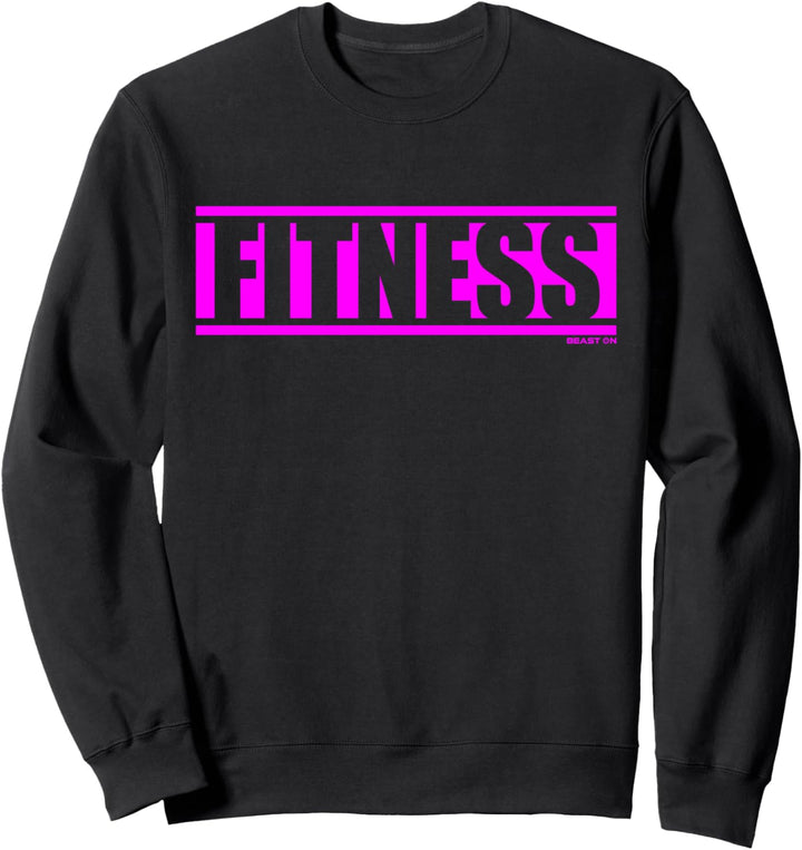 Fitness Pink Gym Fitness Workout Spruch Motivation in pink Sweatshirt