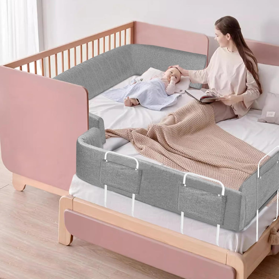 LZQ Bettgitter Rausfallschutz Bettschutzgitter Kinderbettgitter Bettkantenschutz Schutzgitter Bett B