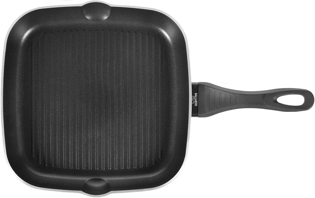 Ballarini 509050 130 Grillpfanne, antihaftbeschichtet, Induktionsboden, 28 cm, Aluminium