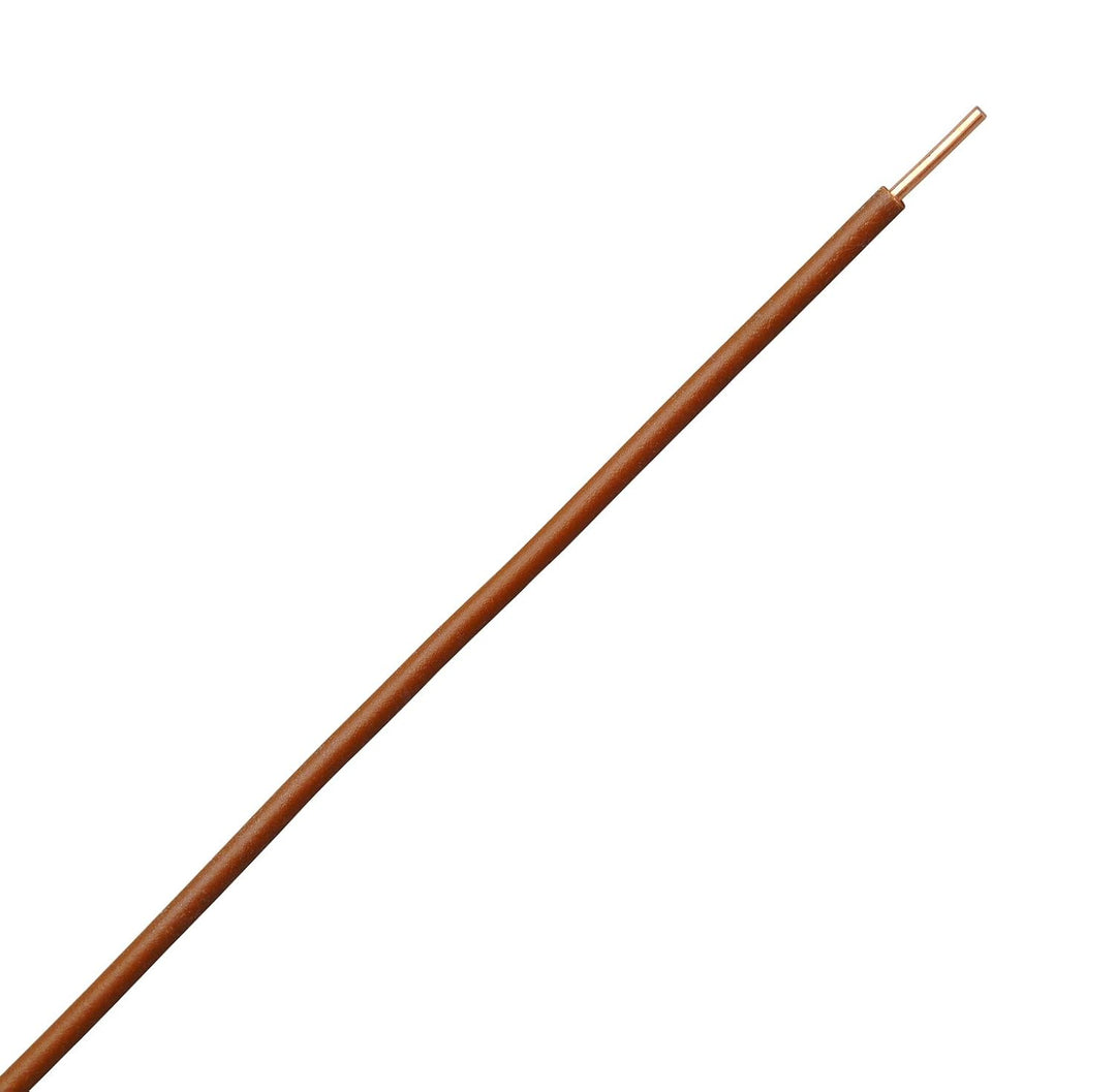 Kopp 154425003 Aderleitung H07 VU, 1 x 1.5 mm², 25 m, braun Braun Single, Braun Single