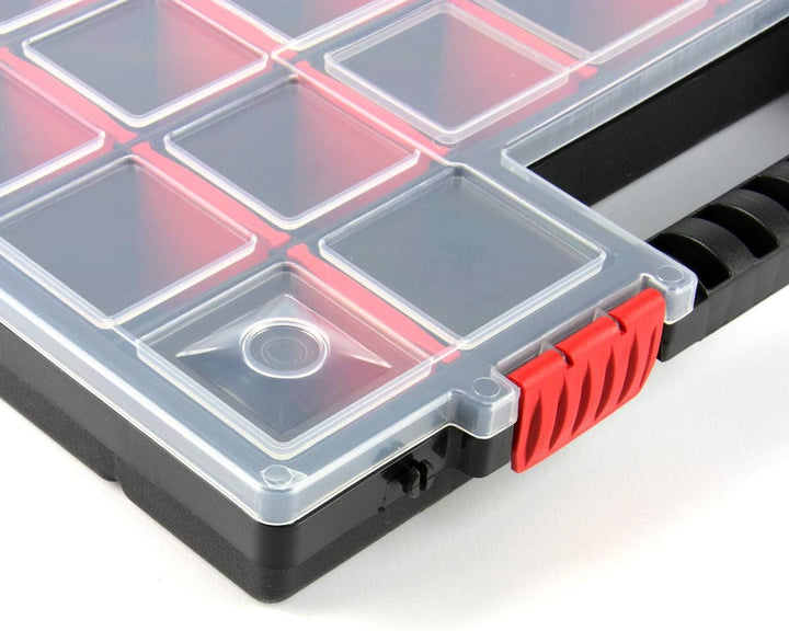 10er Set Sortierbox NORS16 Werkzeug-Organizer Sortimentskasten Kleinteilemagazin Ergonomischer Griff
