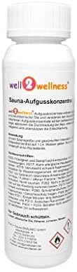 well2wellness® Saunaaufguss Set 'TOP-Frucht' 6 x 125 ml + gratis 10g Mentholkristalle