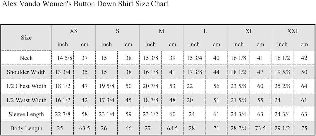 Alex Vando Bluse Damen Langarm Hemd Damen Stretch – Business Button Down Shirts, Bügelfrei Arbeitshe