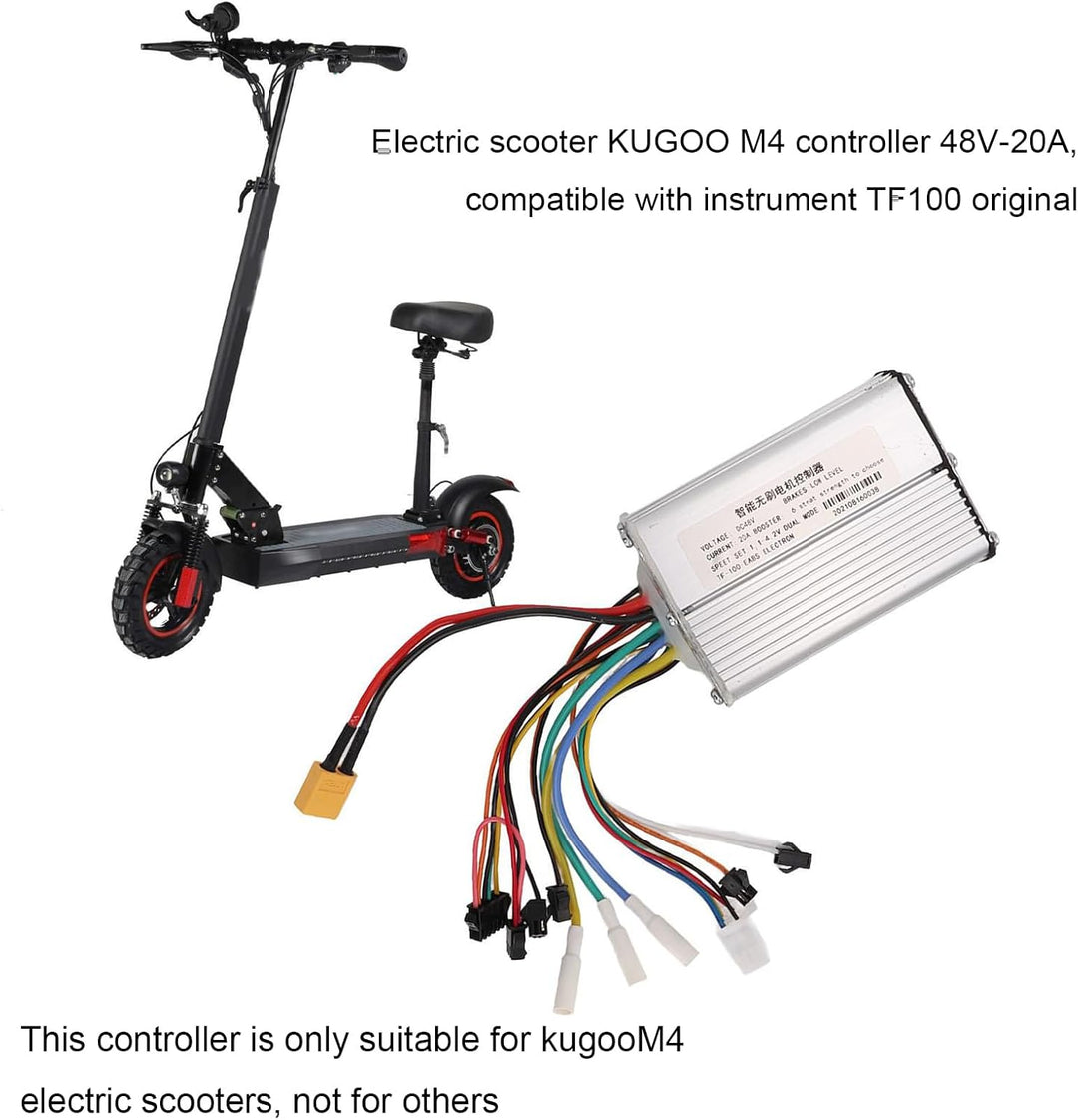 BuyWeek Elektroroller Controller, 48V 20A Brushless Motor Controller Roller Motor Controller Kompati