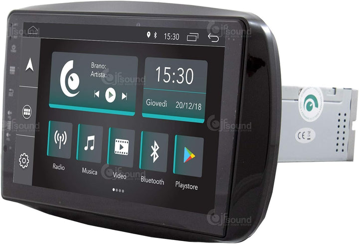 Costum fit Autoradio für Smart 453 Android GPS Bluetooth WiFi Dab USB Full HD Touchscreen Display 9"