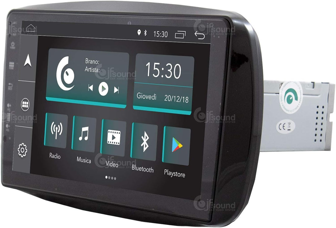 Costum fit Autoradio für Smart 453 Android GPS Bluetooth WiFi Dab USB Full HD Touchscreen Display 9"
