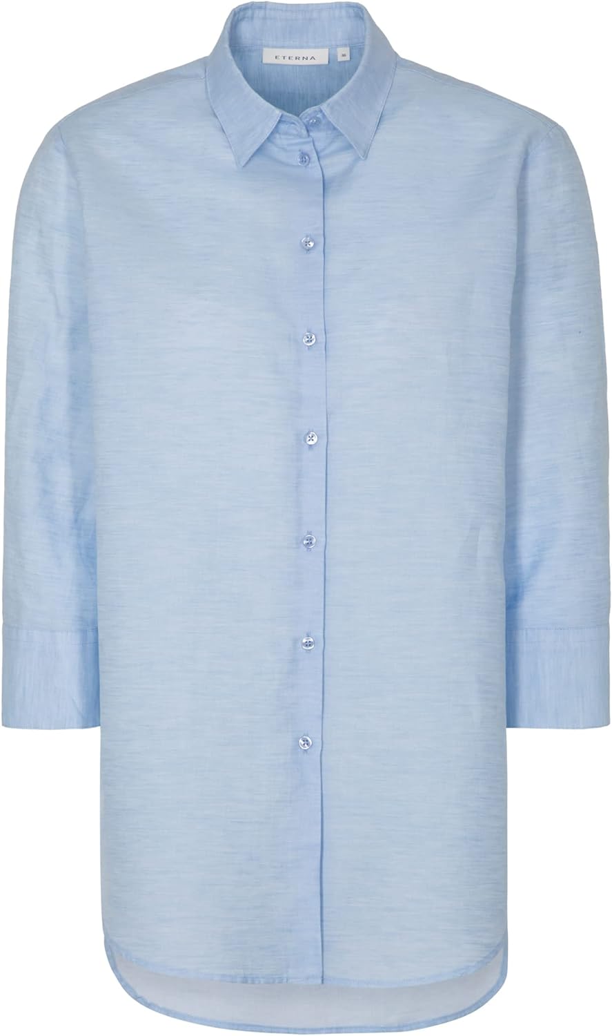 eterna Damen Hemdbluse Classic FIT 3/4 hellblau 40_D_3/4