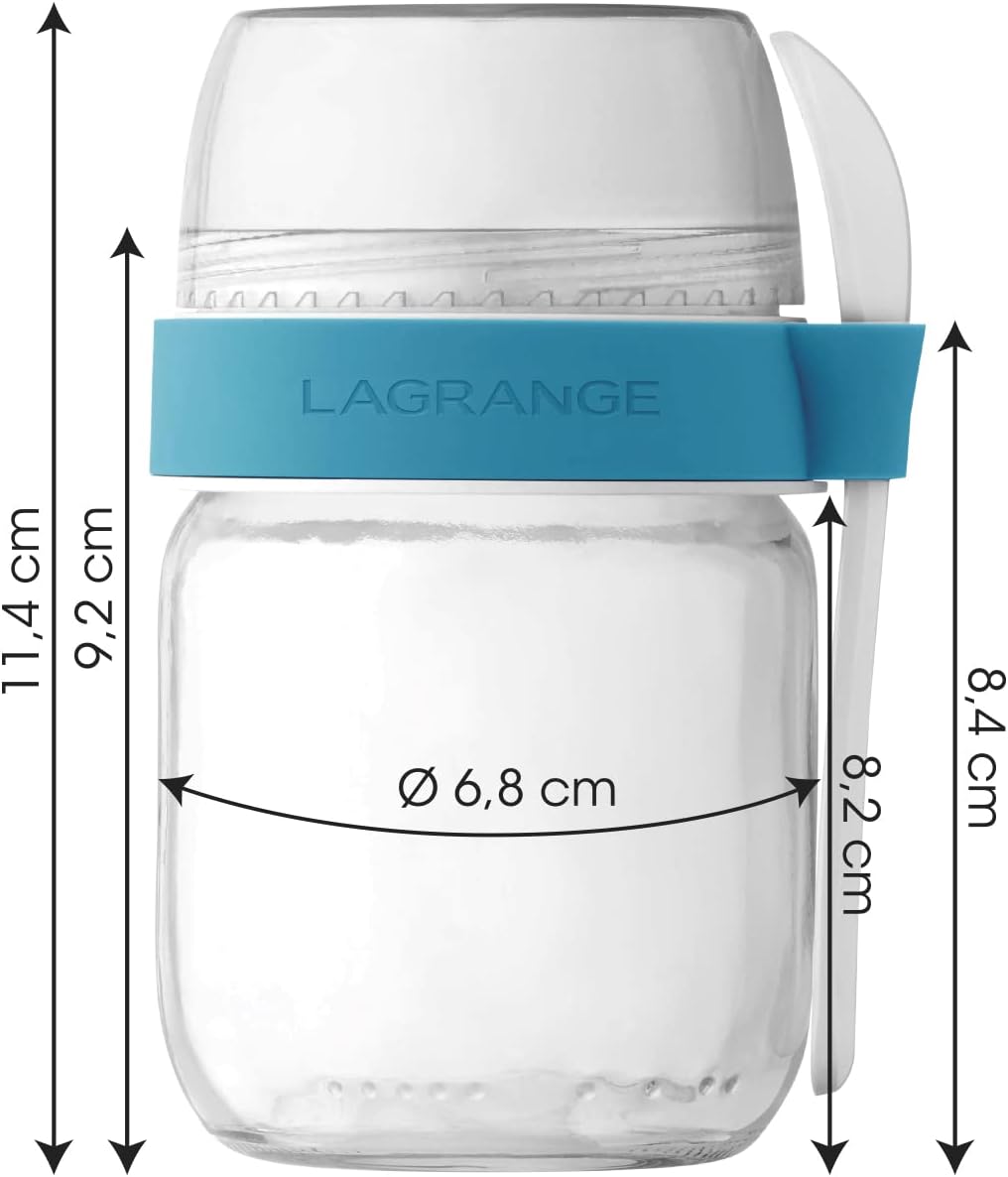 LAGRANGE 440401 2 Fächer, Edelstahl, gelb