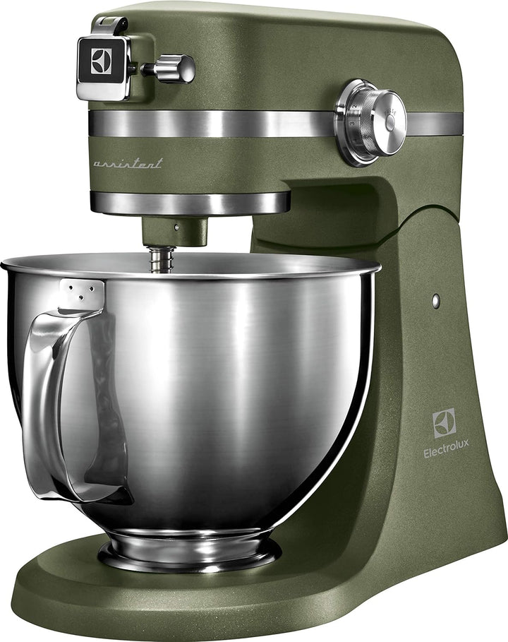 Electrolux EKM550 Knetmaschine, 1200 W, 10 Geschwindigkeitsstufen, Stahl, Grün Grün Rührmaschine, Gr