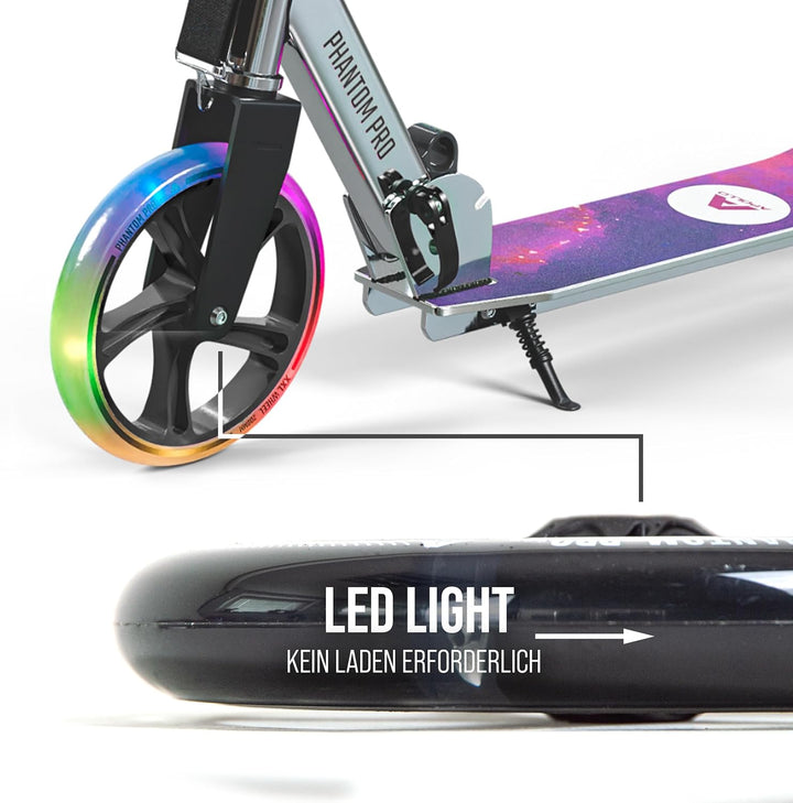 Apollo City Scooter Ersatzräderset Pro Wheels - ABEC 7 Kugellager, Roller Rad Ersatz-Räder passend C