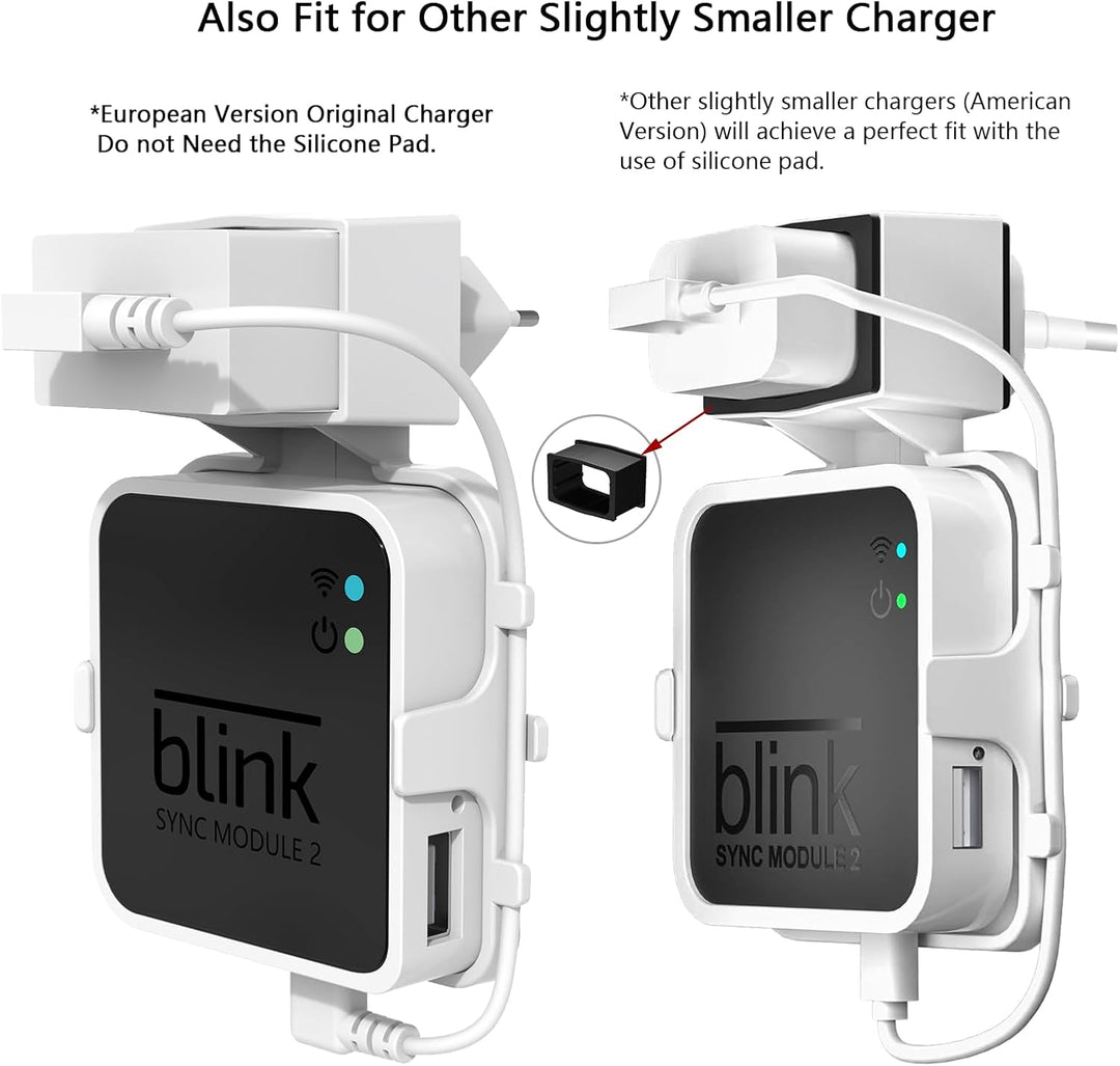 HOLACA 64 GB USB Flash Laufwerk und Wandhalterung für Blink Sync Module 2, Halterung für Neue Blink