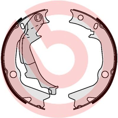 Brembo S30528 Bremsbacken für Handbremsen, Anzahl 4