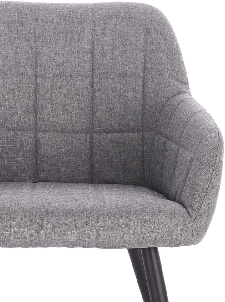 WOLTU 4 x Esszimmerstühle 4er Set Esszimmerstuhl Küchenstuhl Polsterstuhl Design Stuhl mit Armlehnen